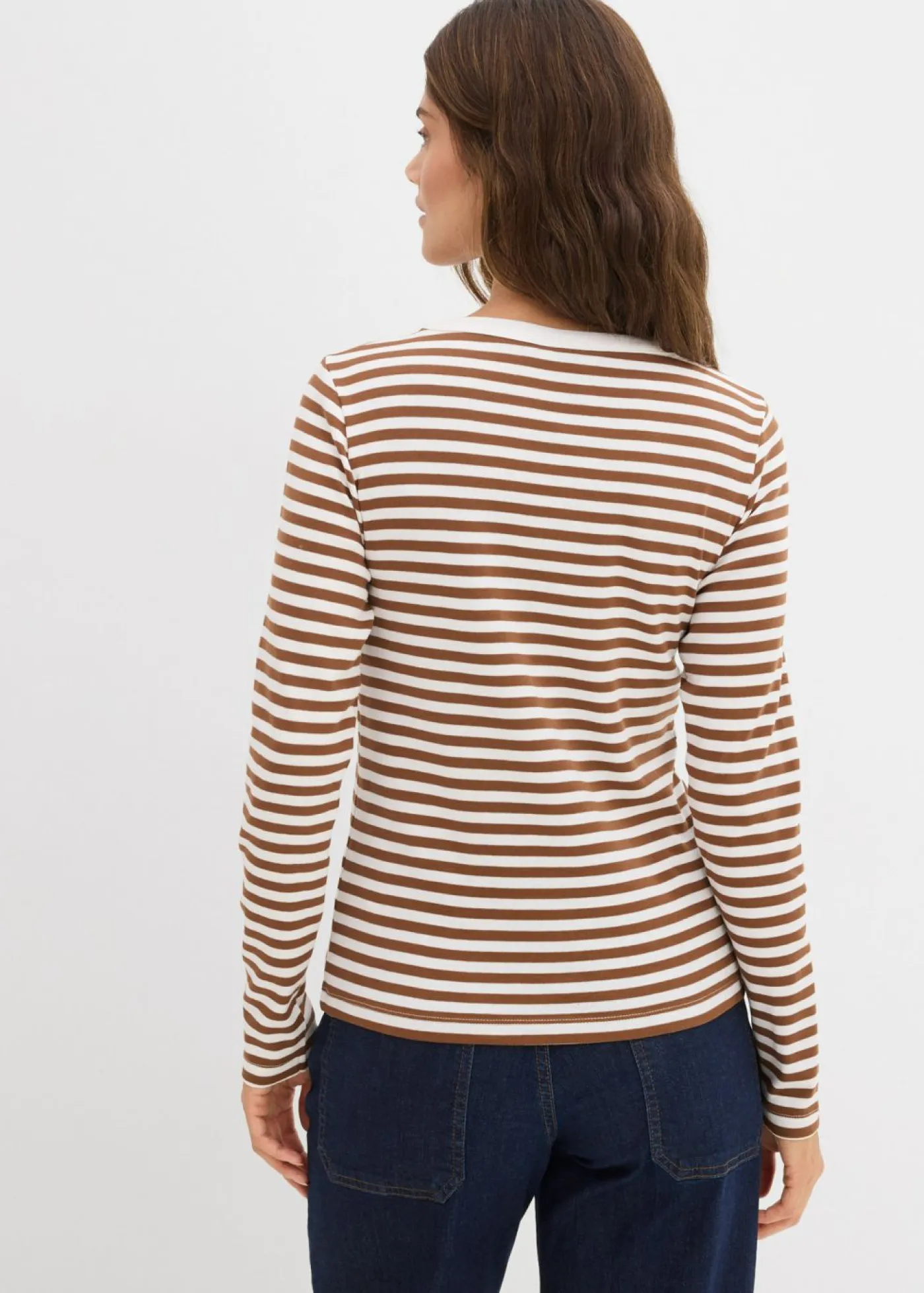 Mujer bonprix bonprix Camiseta de algodón orgánico puro con manga larga