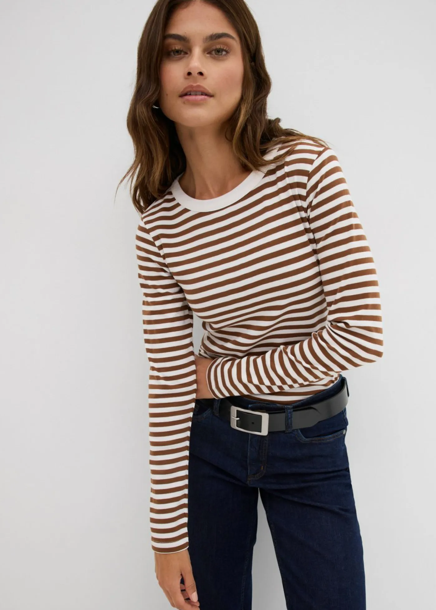 Mujer bonprix bonprix Camiseta de algodón orgánico puro con manga larga