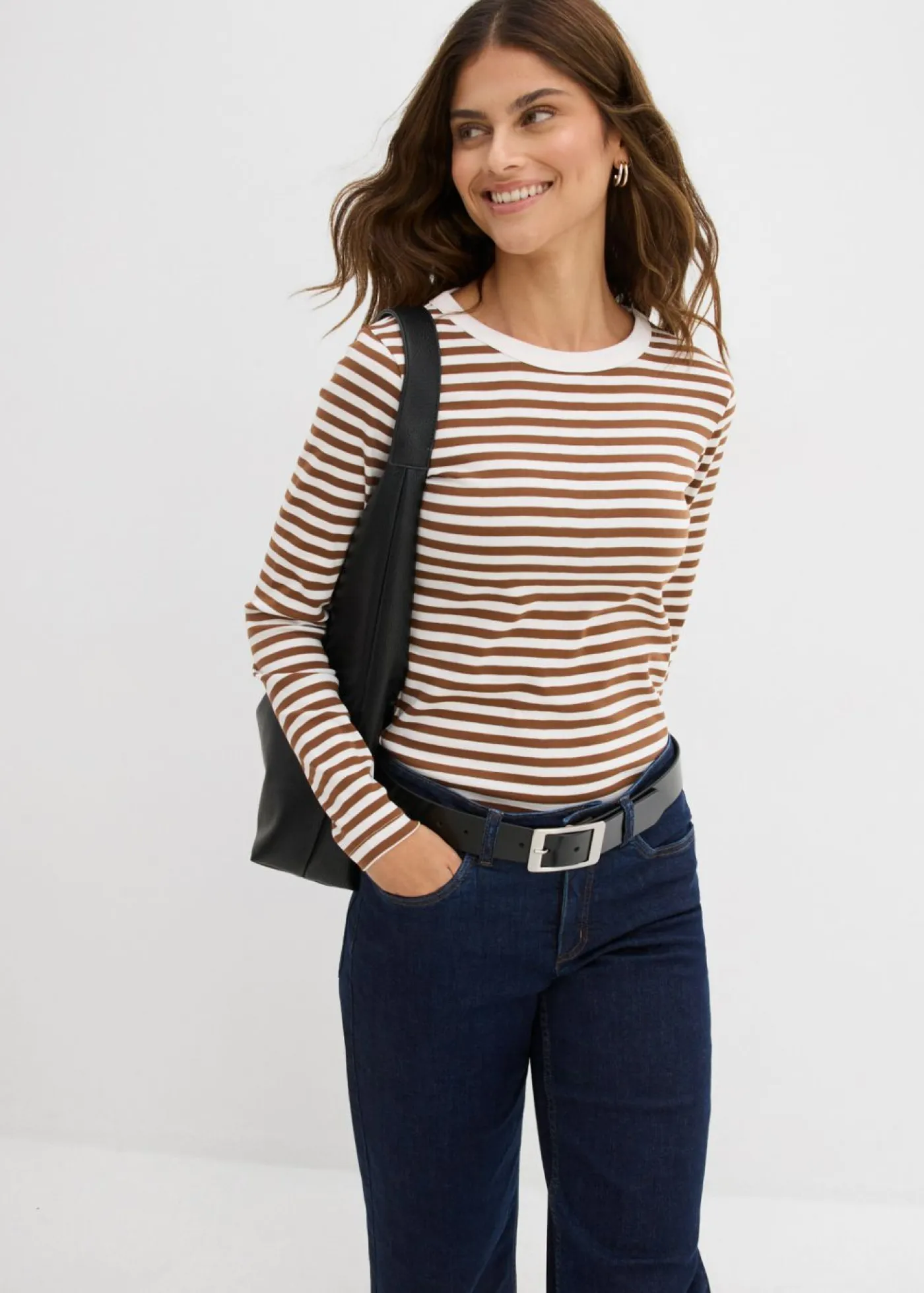 Mujer bonprix bonprix Camiseta de algodón orgánico puro con manga larga