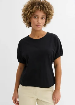 bonprix bonprix Camisetas|Novedades>Camiseta de algodón orgánico Negro