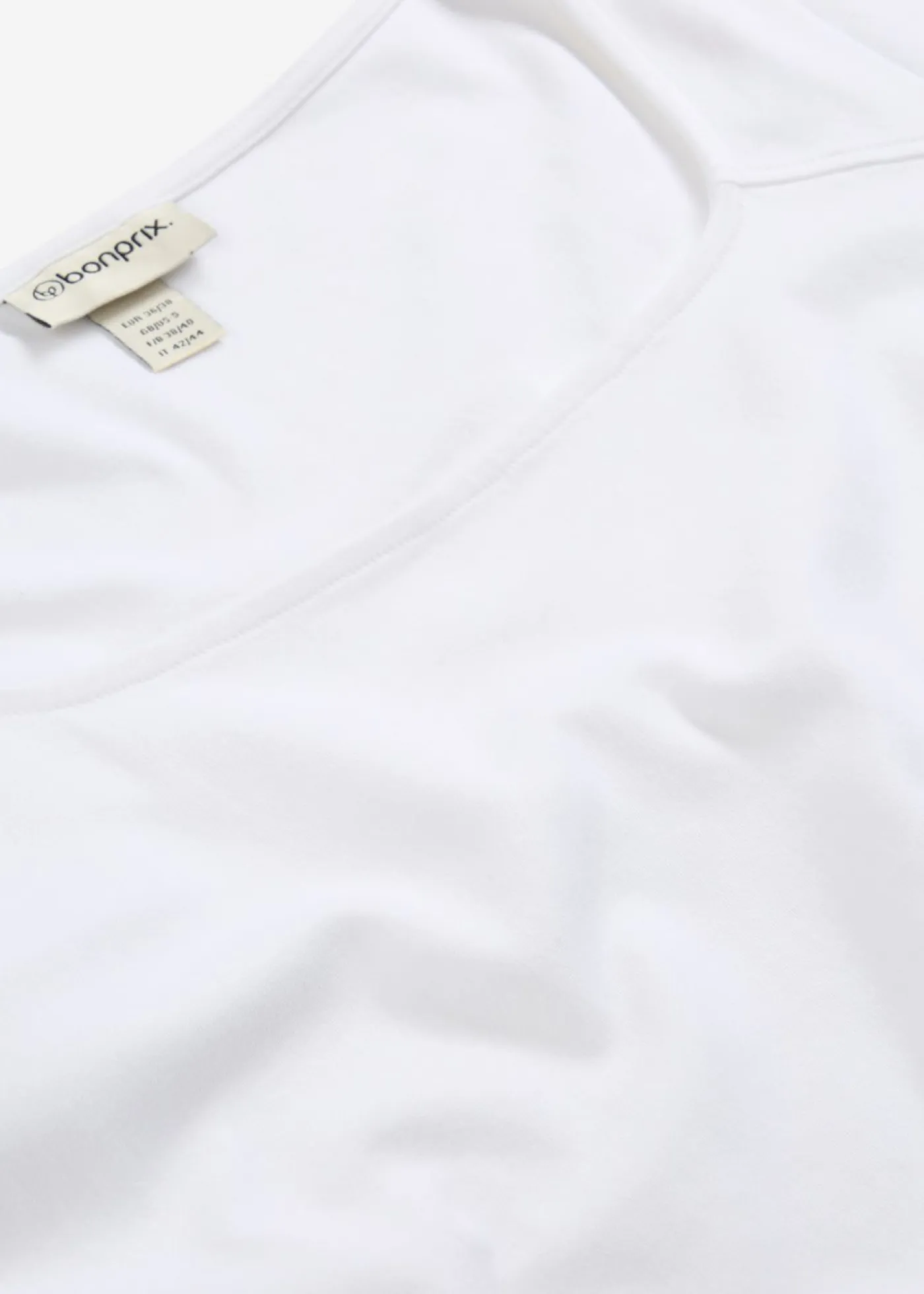 bonprix bonprix Básicos|Camisetas>Camiseta de algodón orgánico pesado Blanco