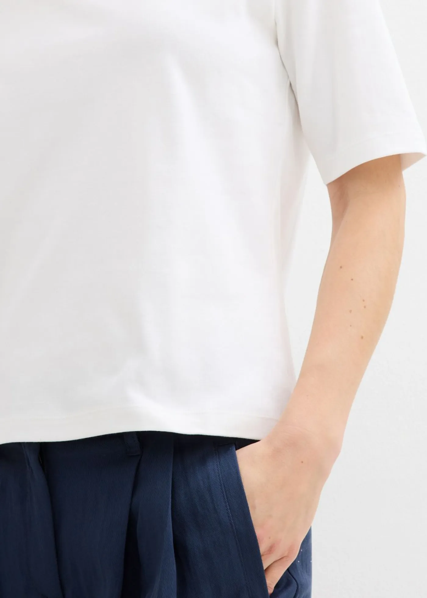 bonprix bonprix Básicos|Camisetas>Camiseta de algodón orgánico pesado Blanco