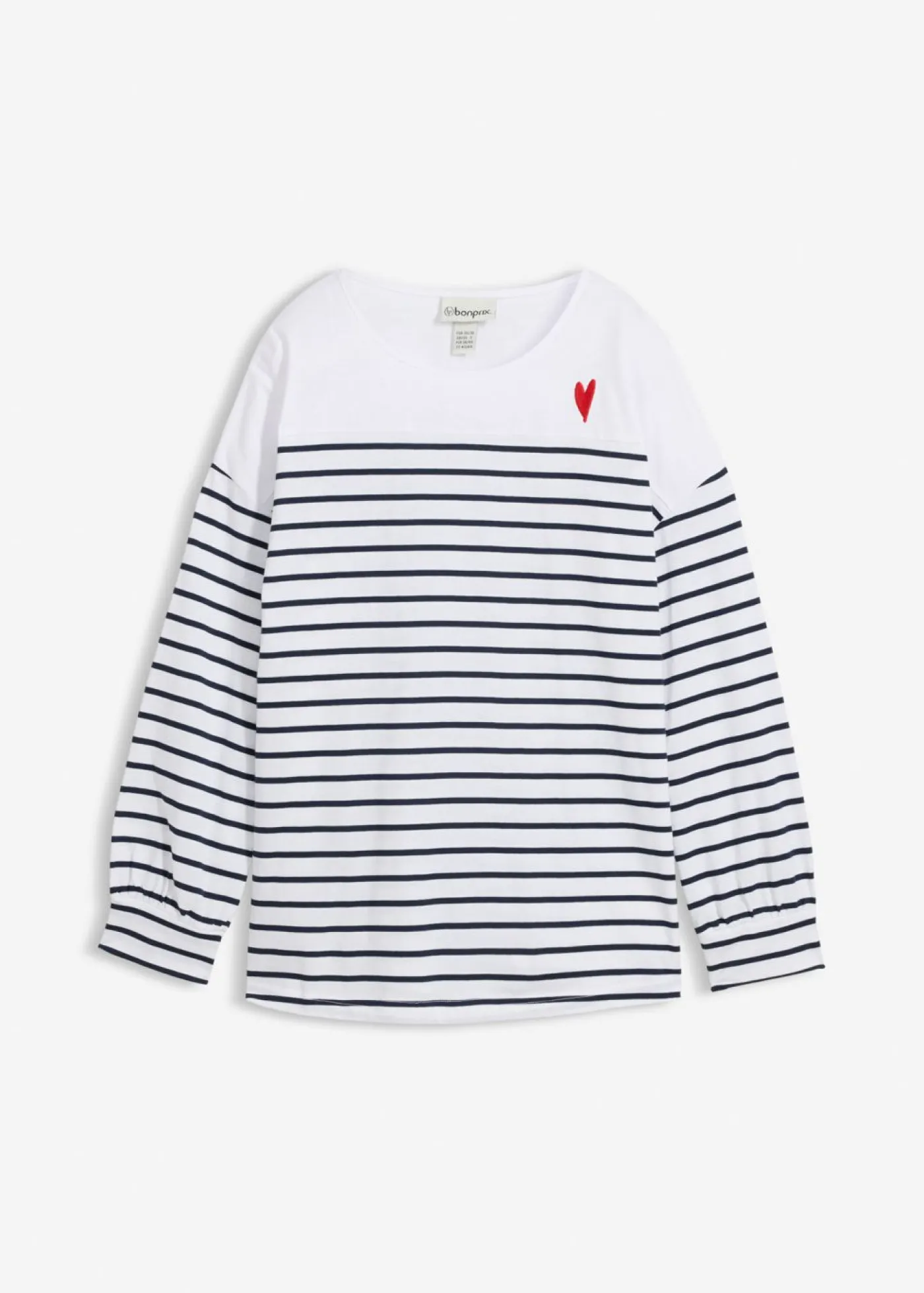 Mujer bonprix bonprix Camiseta de algodón orgánico puro con manga larga