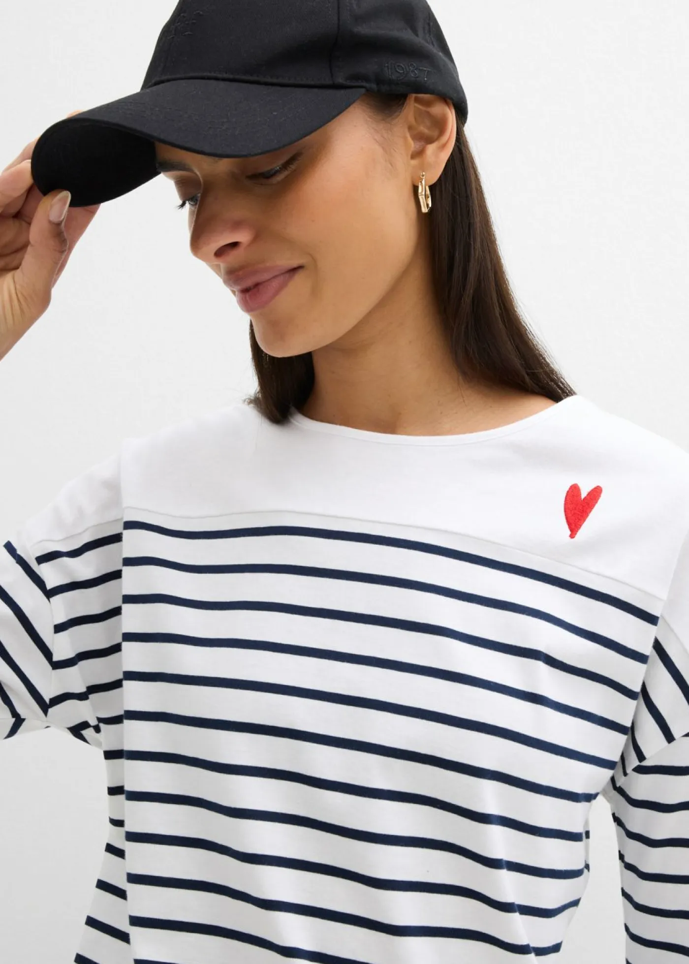 Mujer bonprix bonprix Camiseta de algodón orgánico puro con manga larga