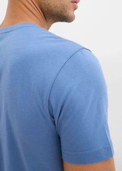 Hombre bonprix bonprix Camiseta de algodón orgánico puro con corte entallado