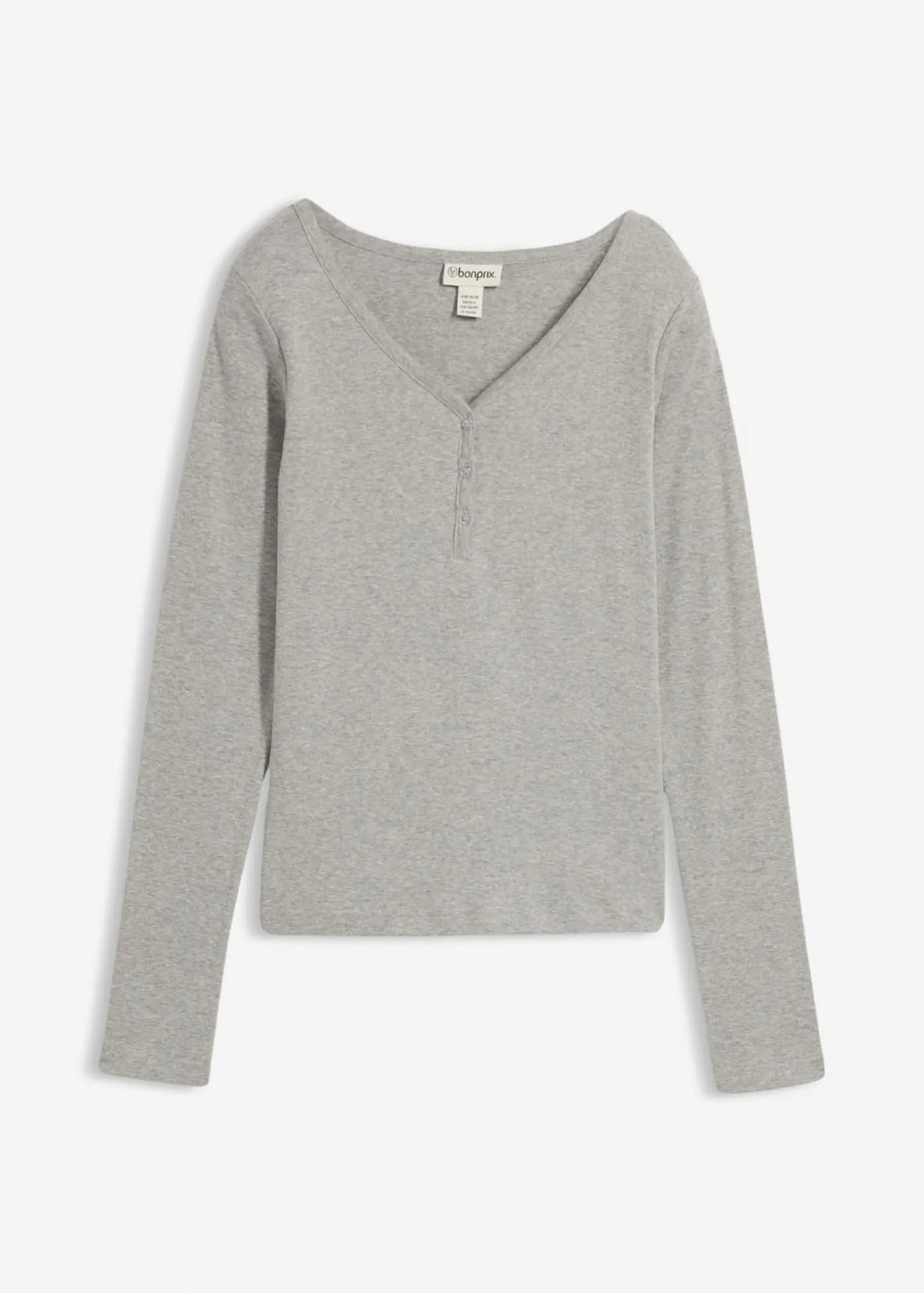 Mujer bonprix bonprix Camiseta de algodón orgánico puro con manga larga