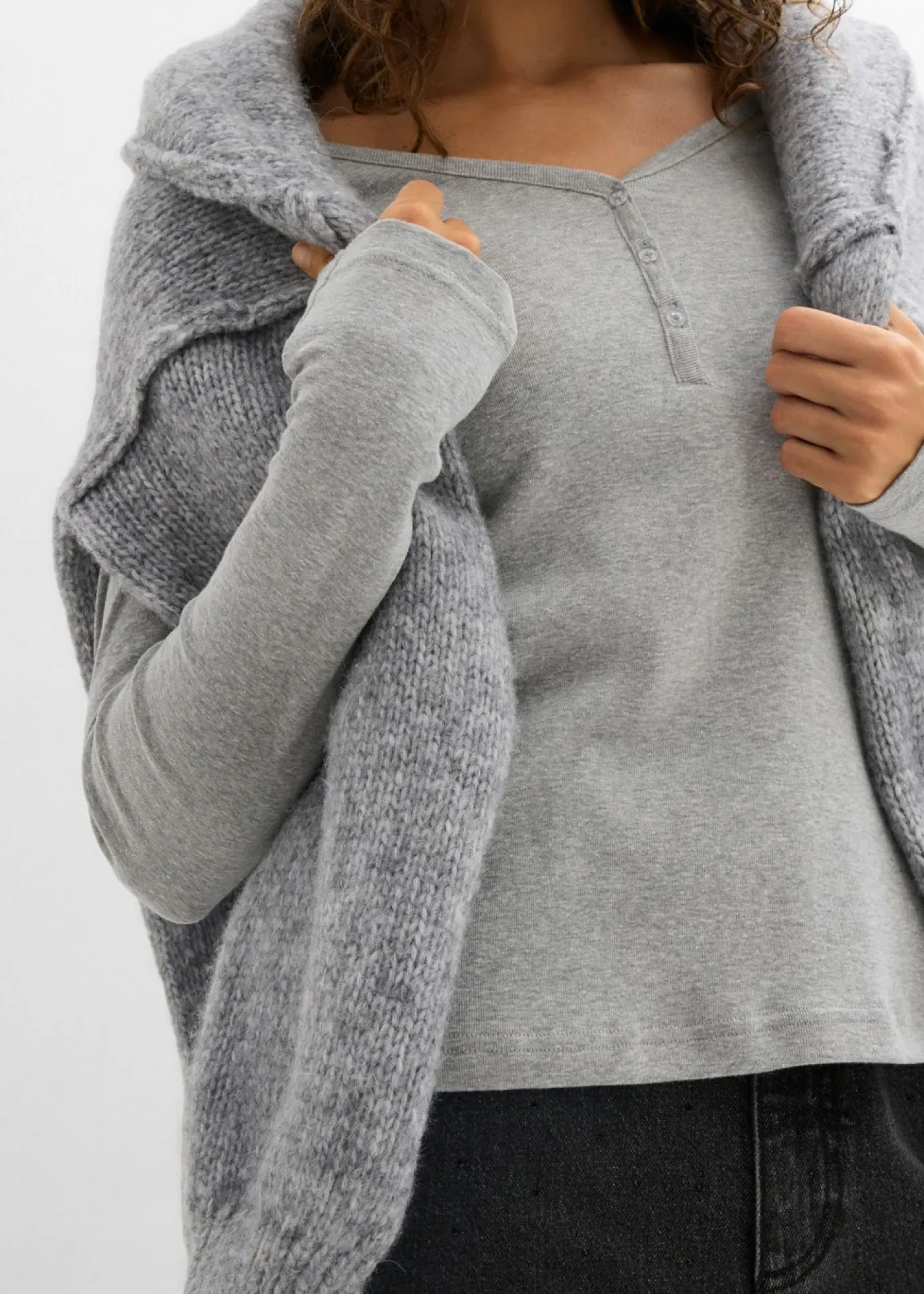 Mujer bonprix bonprix Camiseta de algodón orgánico puro con manga larga