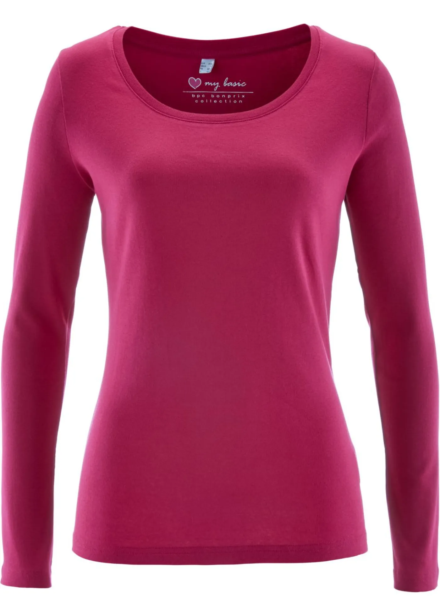 Mujer bonprix bonprix Camiseta de algodón orgánico puro con manga larga