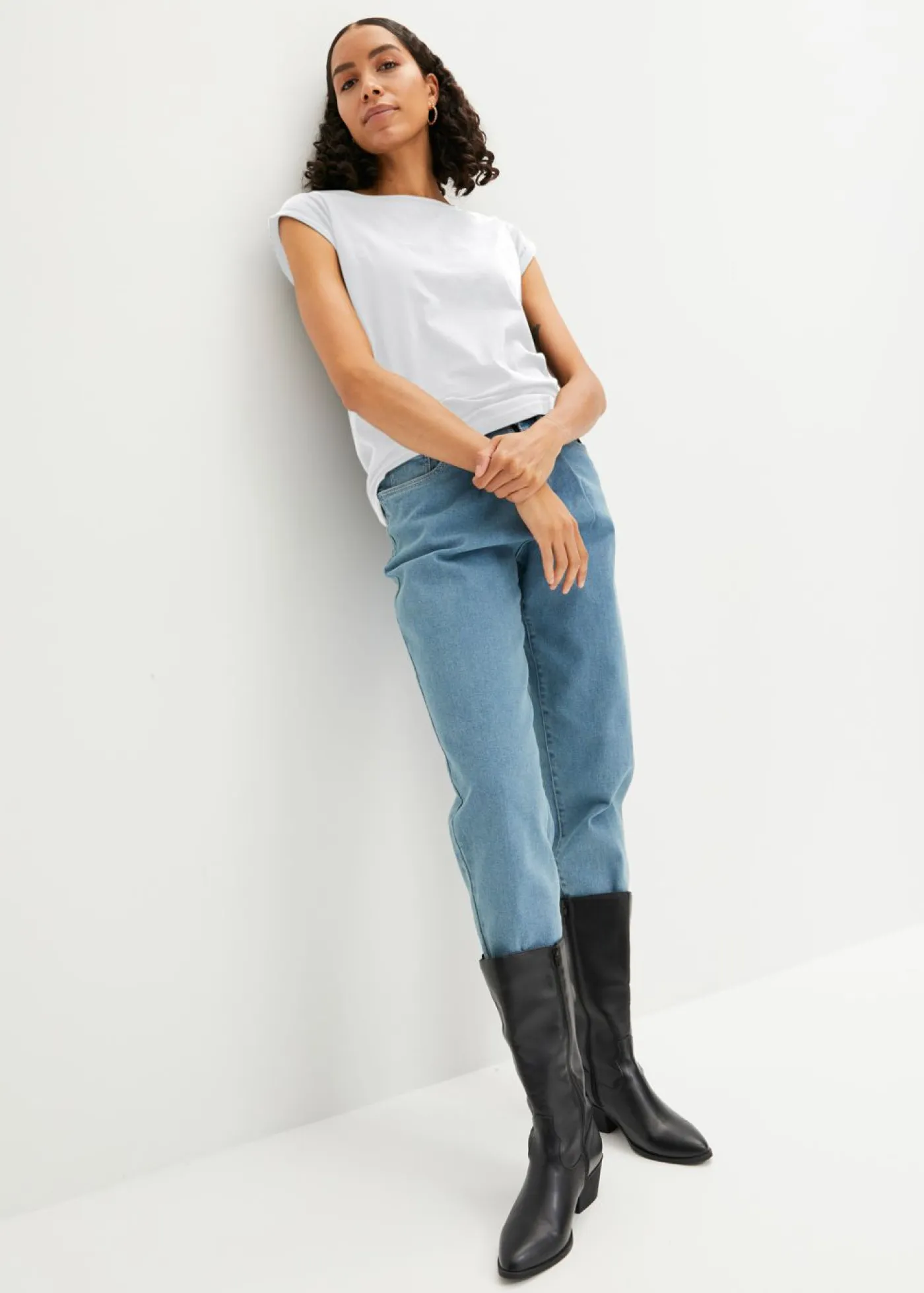 Mujer bonprix bonprix Camiseta de algodón puro