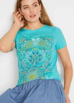 Mujer bonprix bonprix Camiseta de algodón puro
