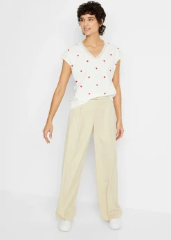 Mujer bonprix bonprix Camiseta de algodón puro