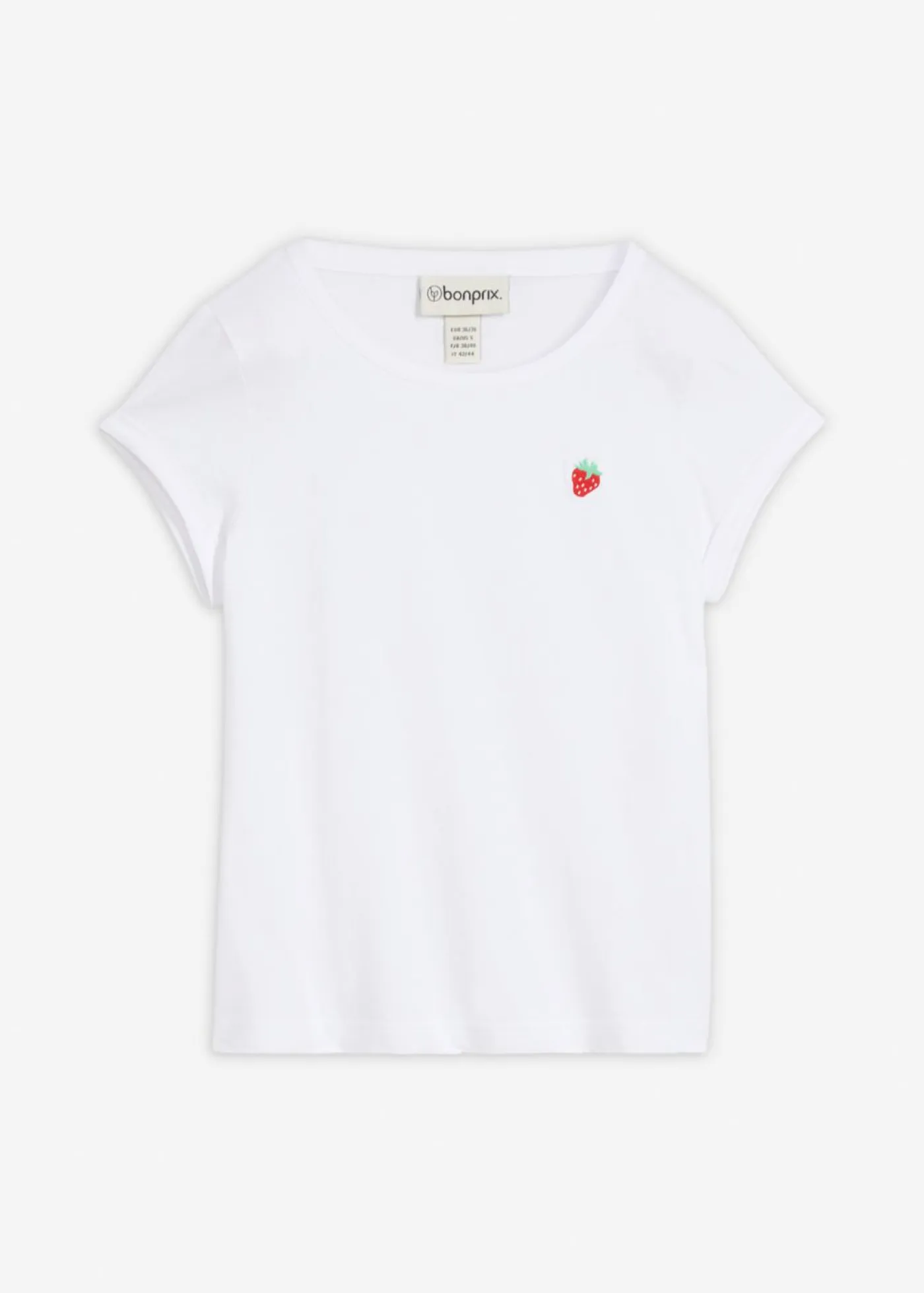 bonprix bonprix Camisetas|Novedades>Camiseta de algodón puro Blanco