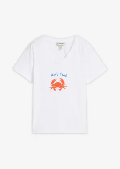 Mujer bonprix bonprix Camiseta de algodón puro