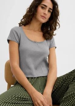 Mujer bonprix bonprix Camiseta de algodón puro