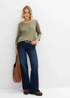 Mujer bonprix bonprix Camiseta de algodón puro