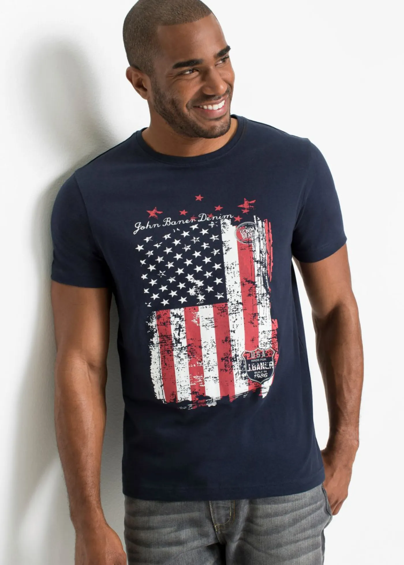 Hombre bonprix bonprix Camiseta de algodón puro