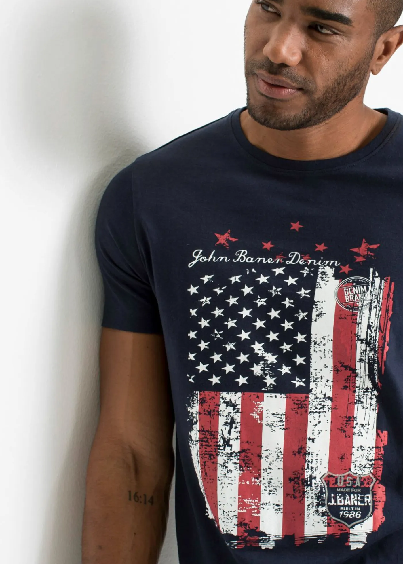 Hombre bonprix bonprix Camiseta de algodón puro