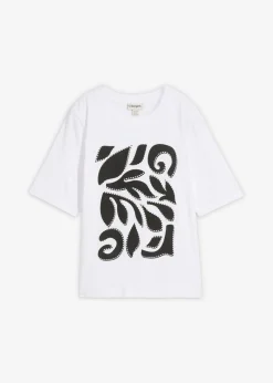 Mujer bonprix bonprix Camiseta de algodón puro