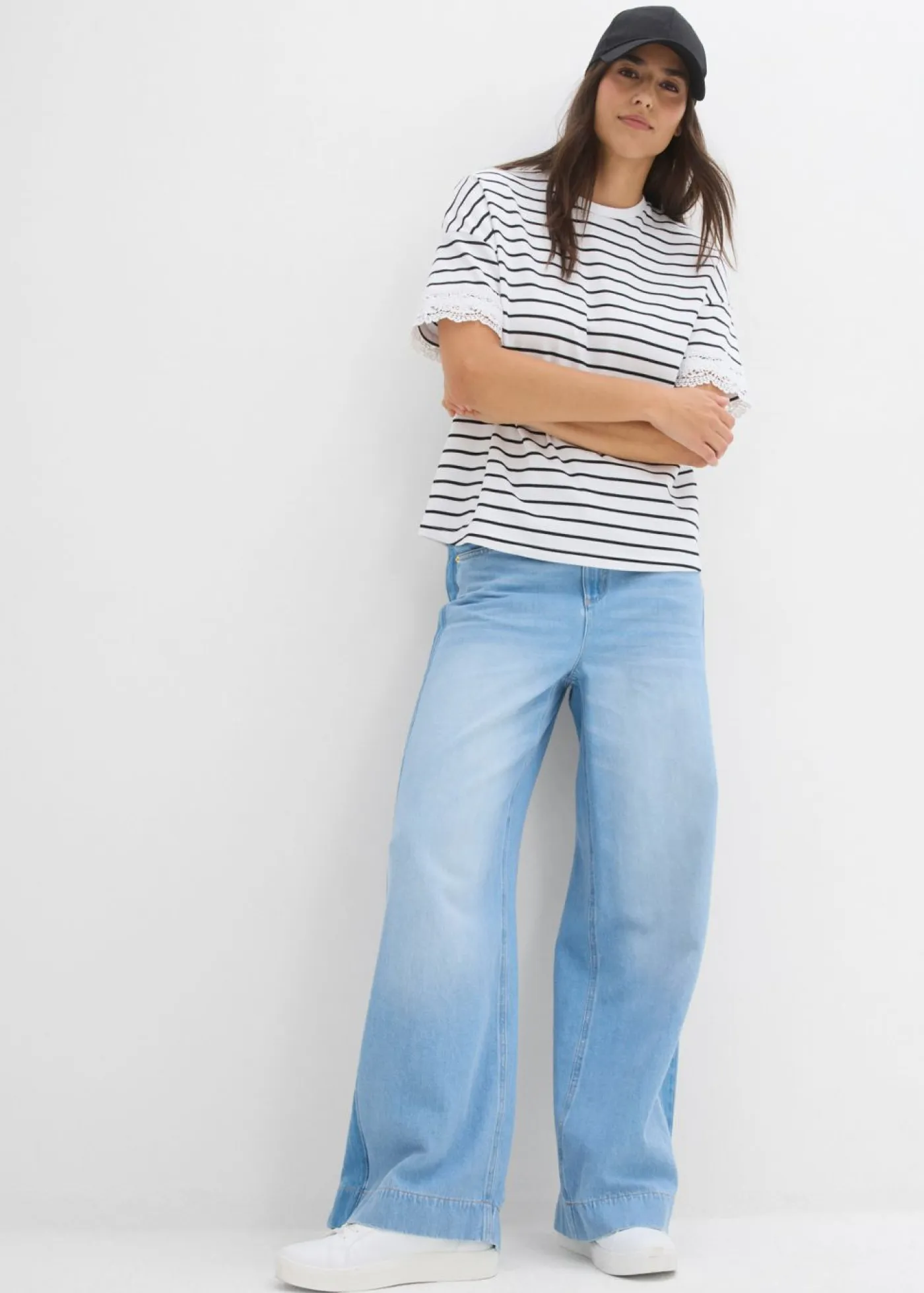 Mujer bonprix bonprix Camiseta de algodón puro