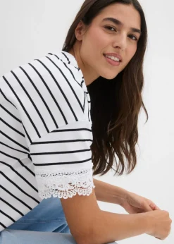 Mujer bonprix bonprix Camiseta de algodón puro