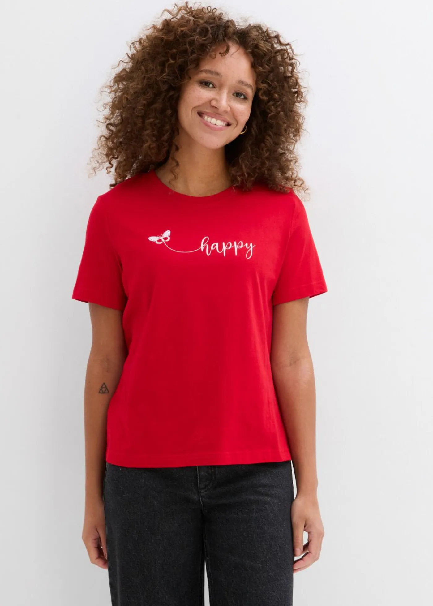 Mujer bonprix bonprix Camiseta de algodón puro