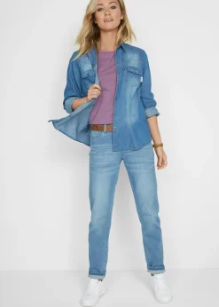 Mujer bonprix bonprix Camiseta de algodón puro