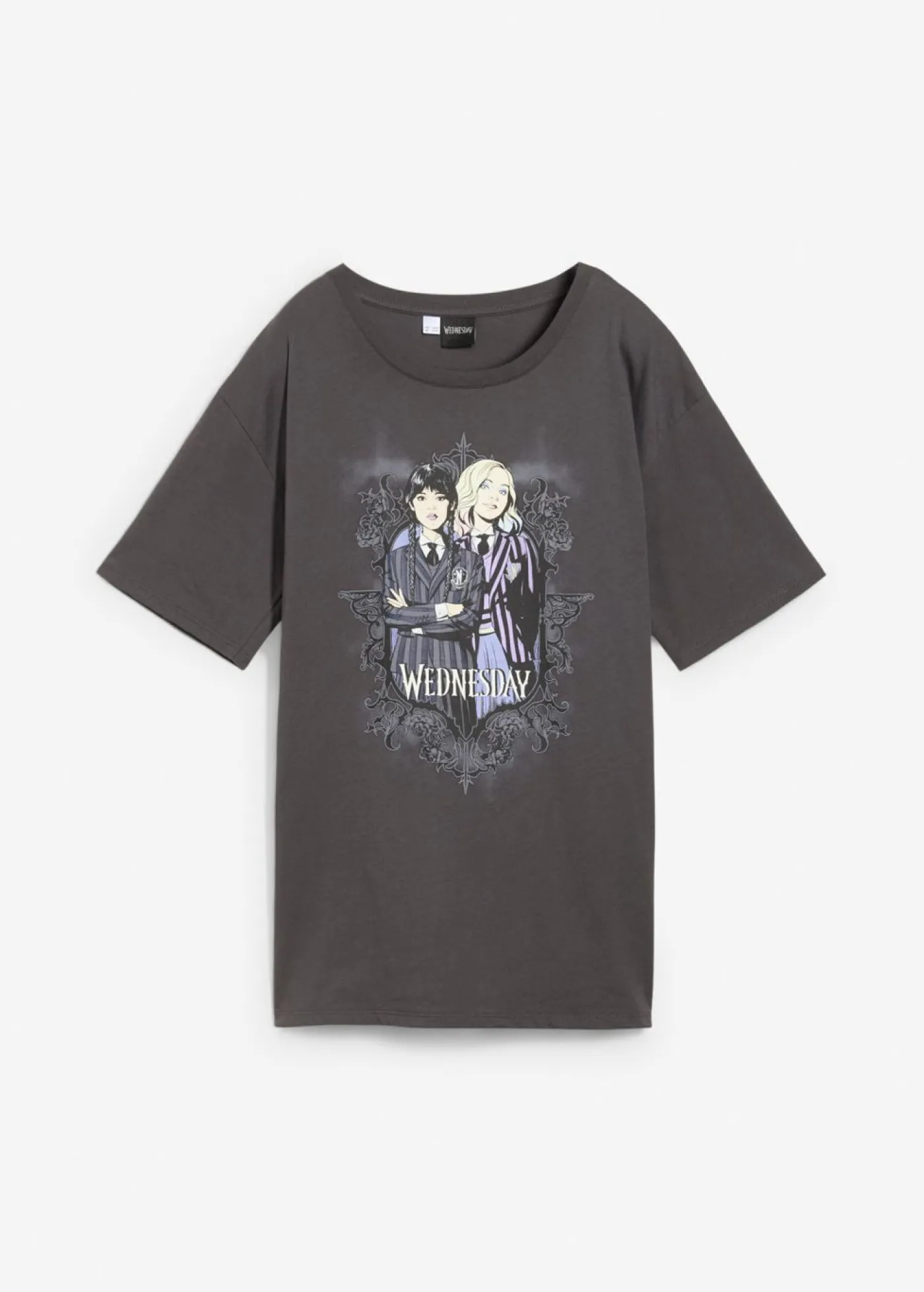 Niños bonprix Wednesday Camiseta de algodón puro de Miércoles