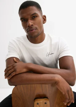 Hombre bonprix bonprix Camiseta de algodón puro, slim fit