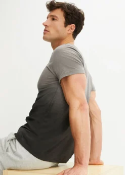 Hombre bonprix bonprix Camiseta de algodón puro, slim fit