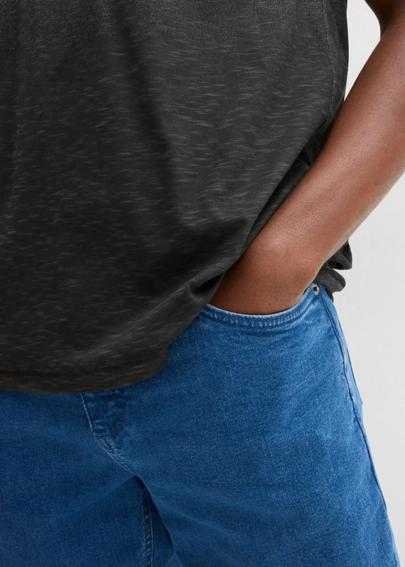 Hombre bonprix bonprix Camiseta de algodón puro (2 unidades)