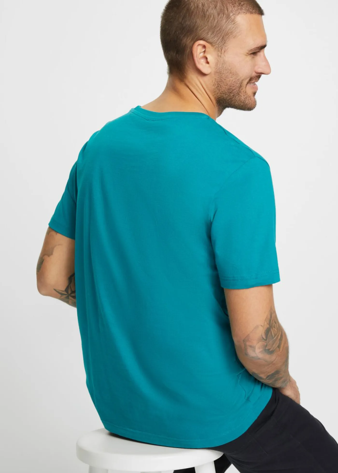 Hombre bonprix bonprix Camiseta de algodón puro (2 unidades)