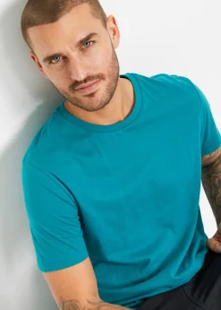 Hombre bonprix bonprix Camiseta de algodón puro (2 unidades)