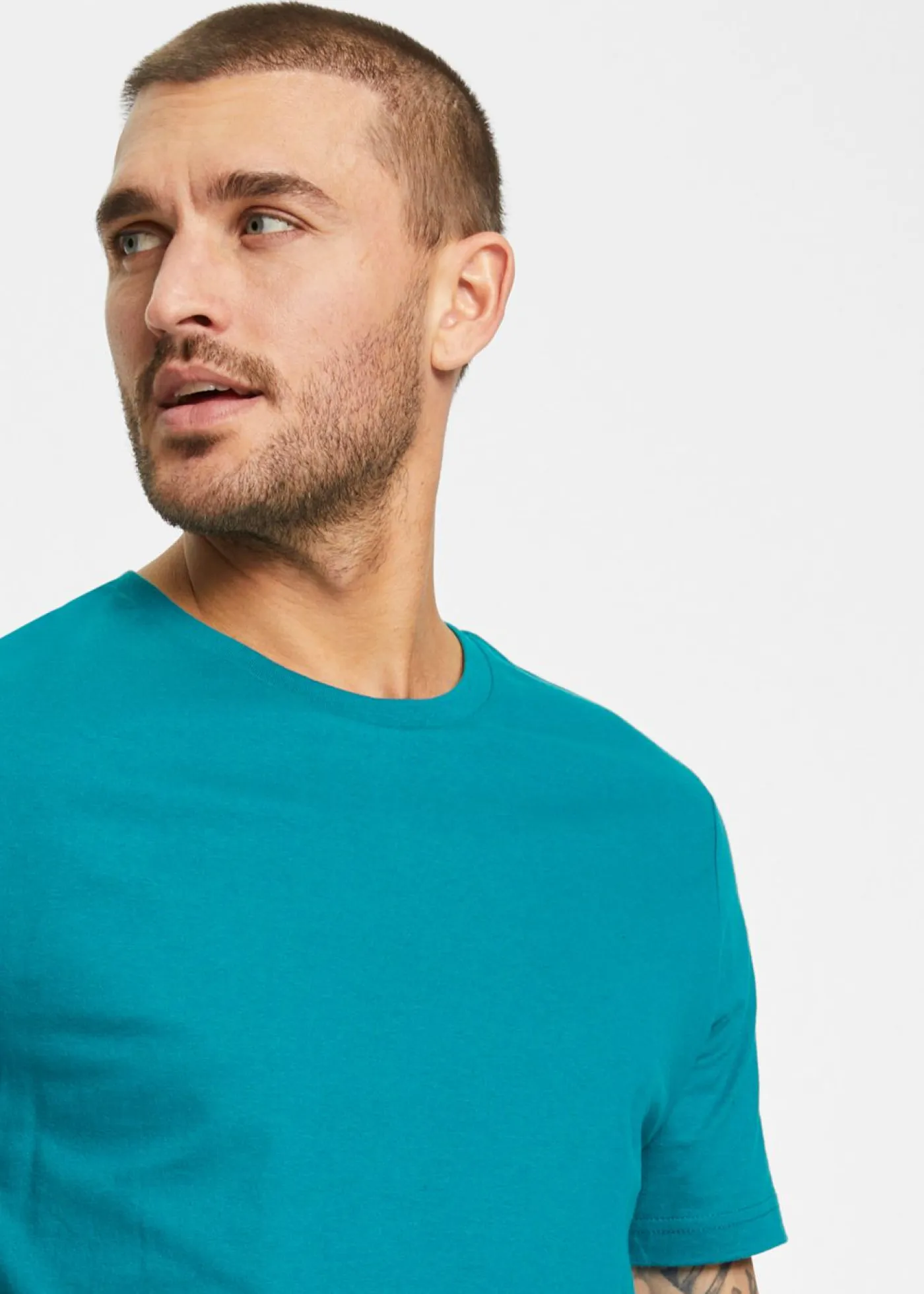 Hombre bonprix bonprix Camiseta de algodón puro (2 unidades)