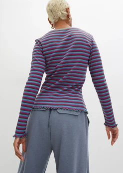 Mujer bonprix bonprix Camiseta de canalé de algodón orgánico