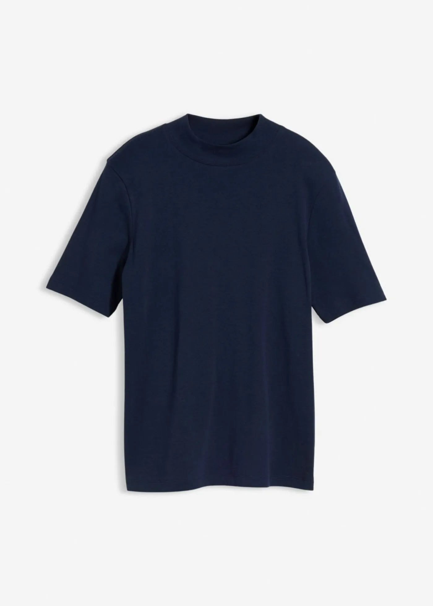 Mujer bonprix bonprix Camiseta de canalé de algodón puro