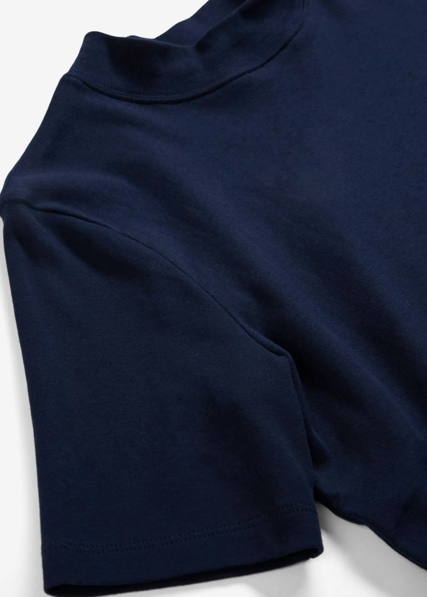 Mujer bonprix bonprix Camiseta de canalé de algodón puro