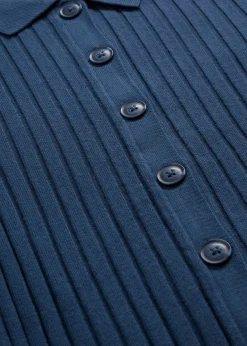 Mujer bonprix bonprix Camiseta de canalé de mezcla de viscosa fluida