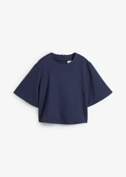 bonprix bonprix Esenciales|Camisetas>Camiseta de cómodo Punto di Roma Azul marino