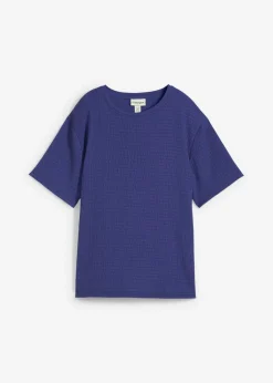 bonprix bonprix Conjuntos De Ropa|Camisetas>Camiseta de crepé azul pacífico oscuro