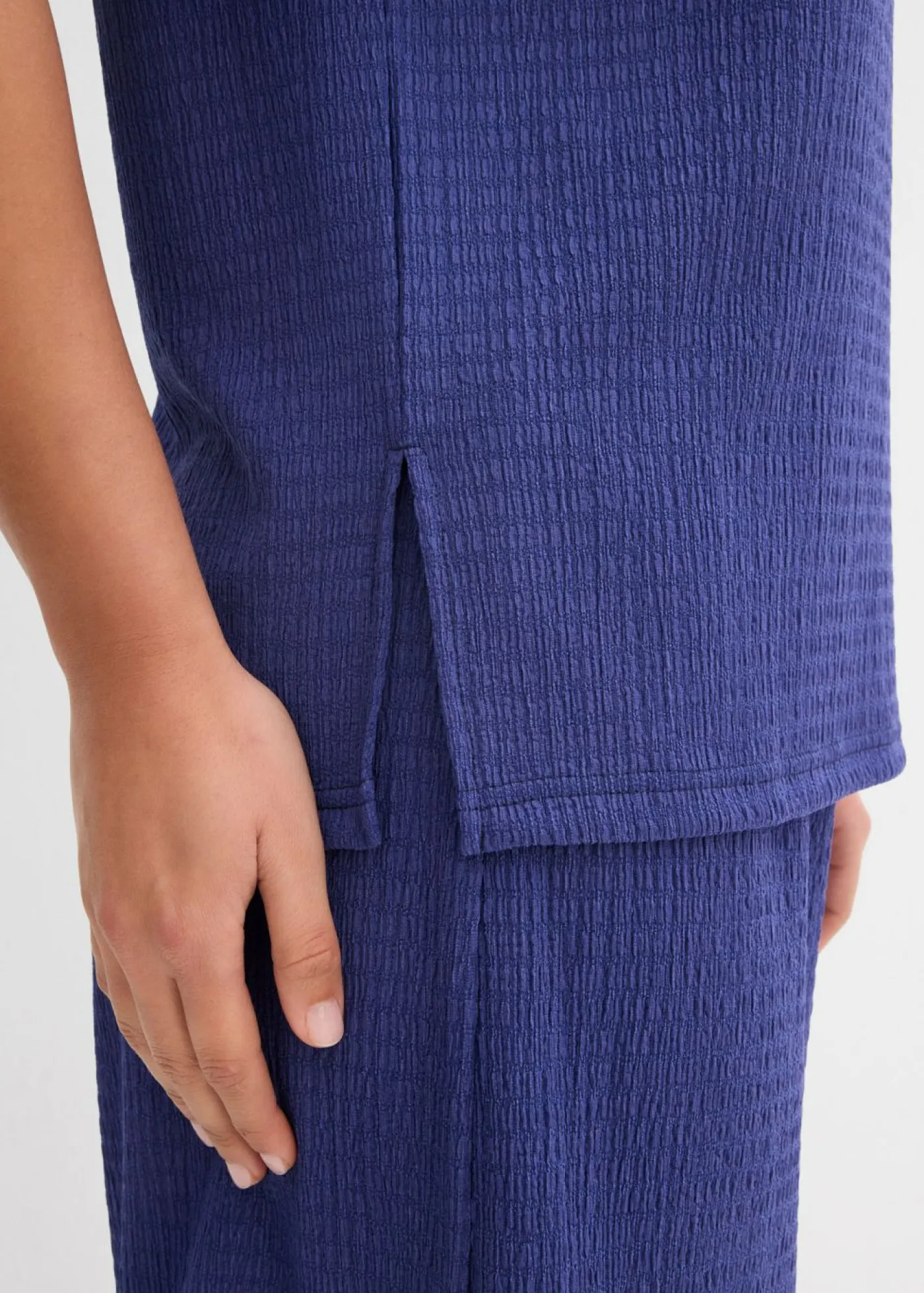 bonprix bonprix Conjuntos De Ropa|Camisetas>Camiseta de crepé azul pacífico oscuro