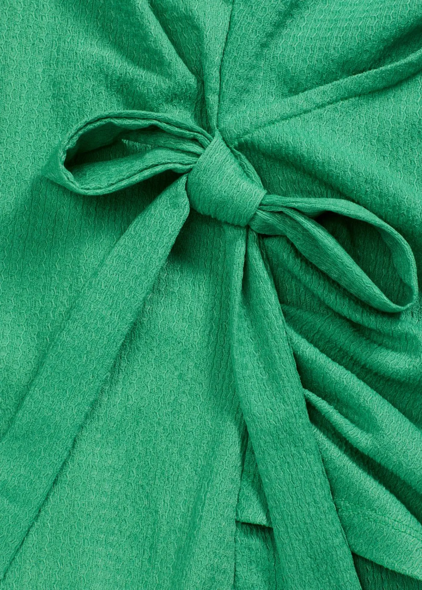 bonprix bonprix Camisetas>Camiseta de crepé de punto con aspecto cruzado verde gema