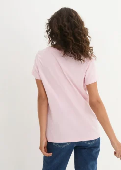 Mujer bonprix bonprix Camiseta de cuello redondo y manga corta (5 unidades)