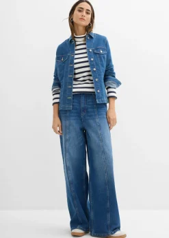 Mujer bonprix bonprix Camiseta de cuello vuelto de algodón orgánico puro