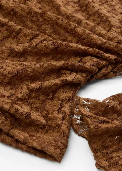 Mujer bonprix bonprix Camiseta de encaje de manga larga