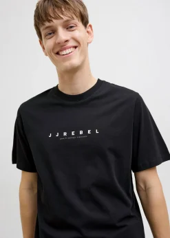 Hombre bonprix JJ REBEL Camiseta de JJ REBEL de algodón puro con corte holgado