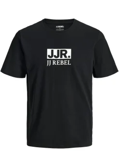 bonprix JJ REBEL Camisetas Y Polos|Novedades>Camiseta de JJ REBEL de algodón puro Negro
