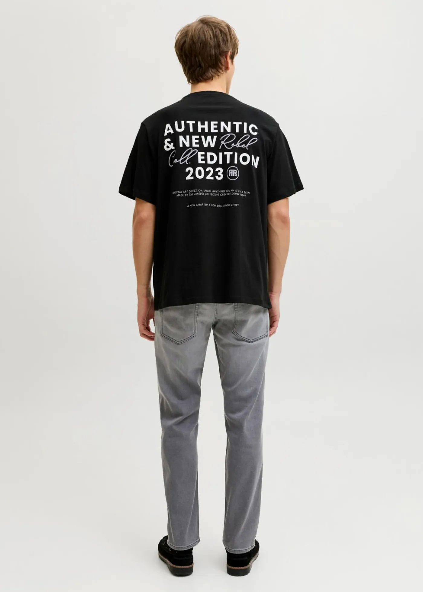 bonprix JJ REBEL Camisetas Y Polos|Novedades>Camiseta de JJ REBEL de algodón puro Negro