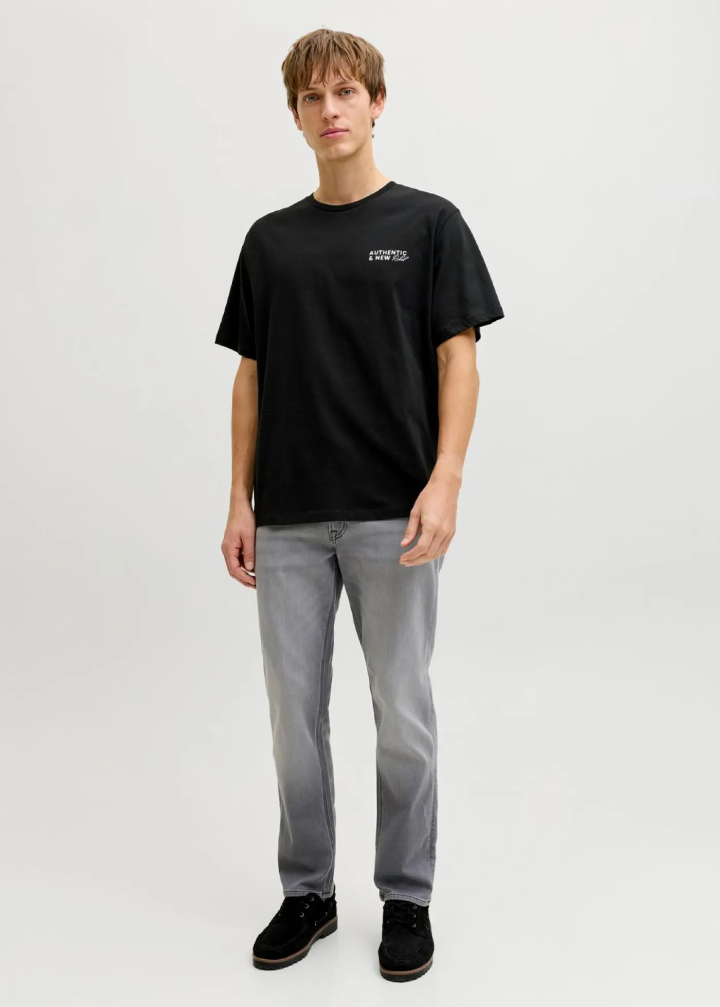 bonprix JJ REBEL Camisetas Y Polos|Novedades>Camiseta de JJ REBEL de algodón puro Negro