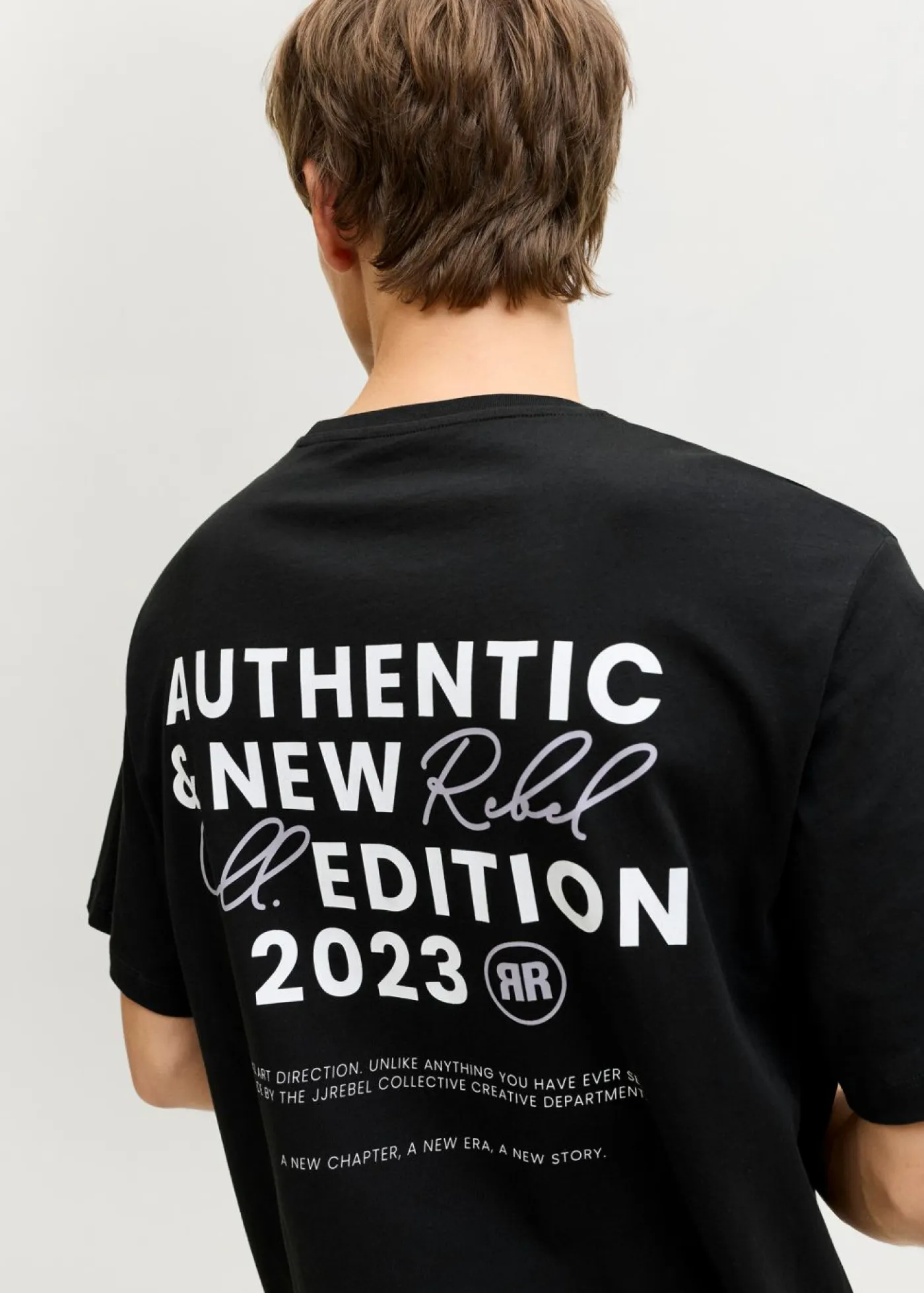 bonprix JJ REBEL Camisetas Y Polos|Novedades>Camiseta de JJ REBEL de algodón puro Negro