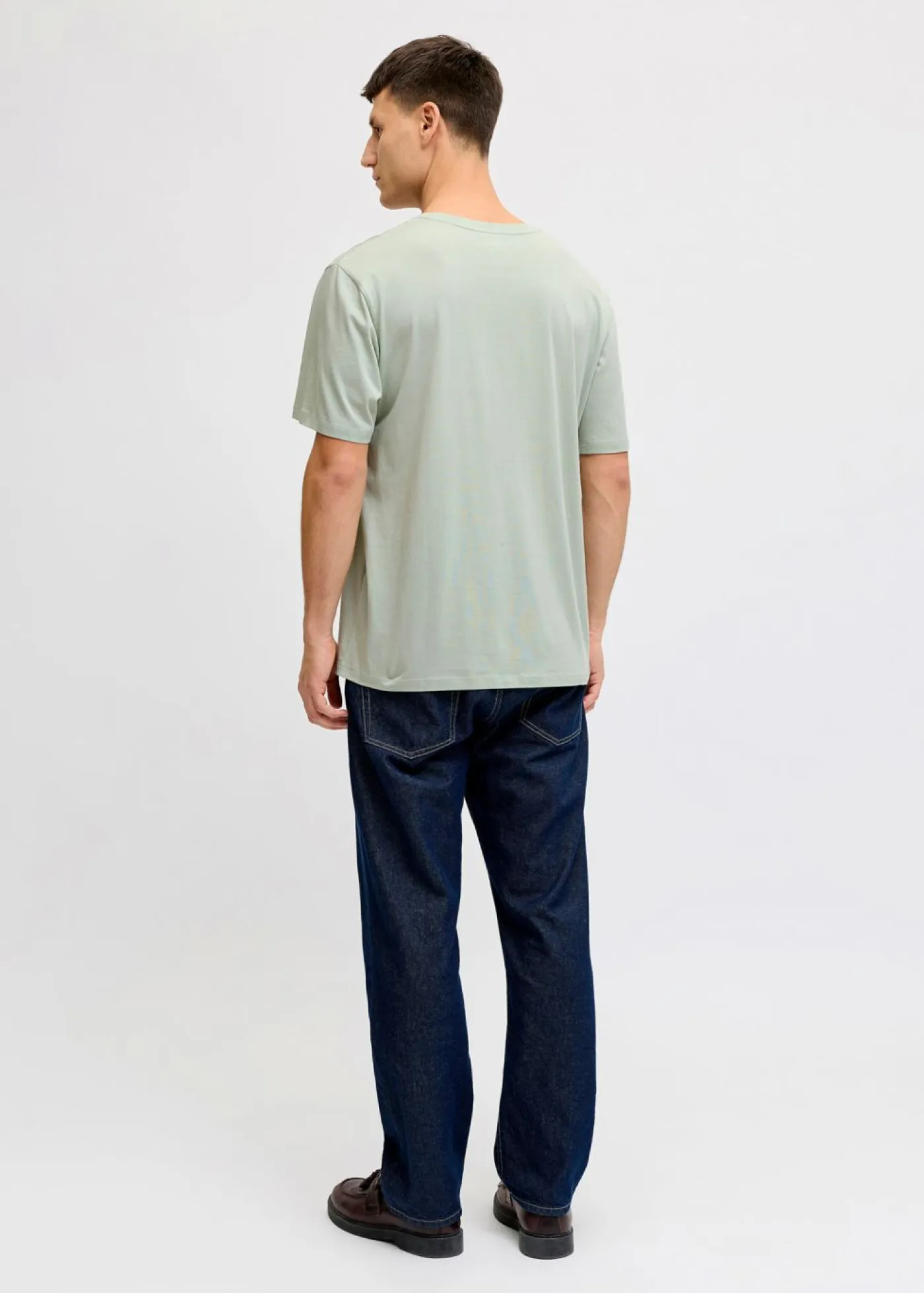 bonprix JJ REBEL Camisetas Y Polos>Camiseta de JJ REBEL de algodón puro con corte holgado Verde